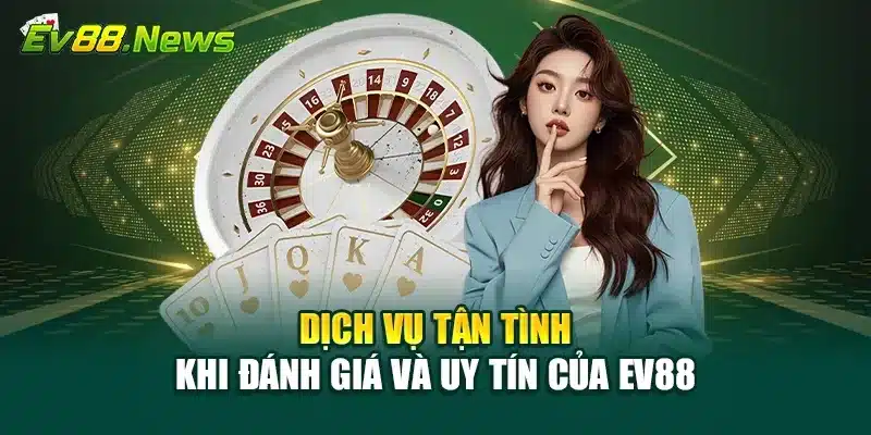 Dịch vụ tận tình khi đánh giá và uy tín của EV88