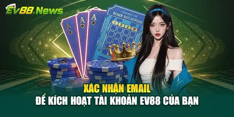 Xác nhận email để kích hoạt tài khoản EV88 của bạn